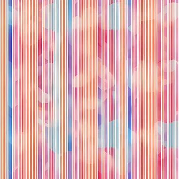 Artwork thumbnail, Colorful Line Pattern "Todd" by Patterns For Products