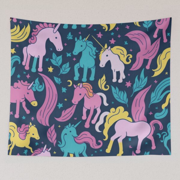 Item preview, Unicorn Printed Pattern designed and sold by kn-clothing.