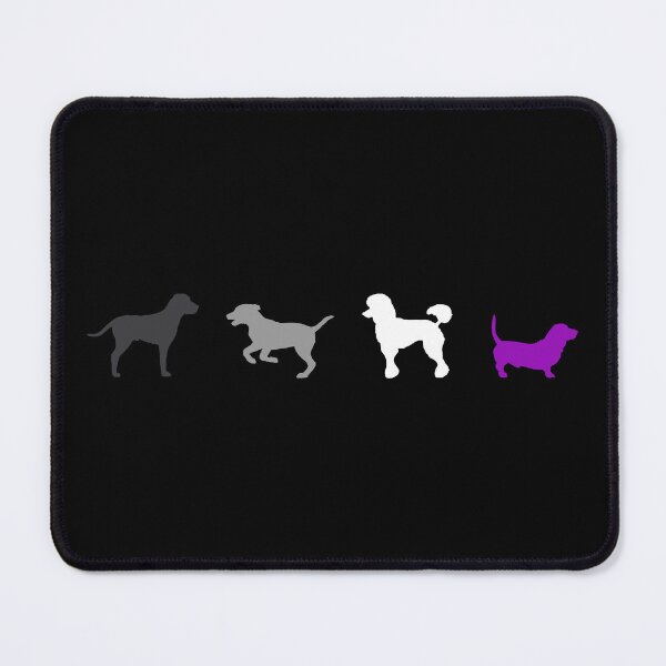 Item preview, Dogs Minimalist Ace. Asexual Pride designed and sold by Subtle Pride Shop.