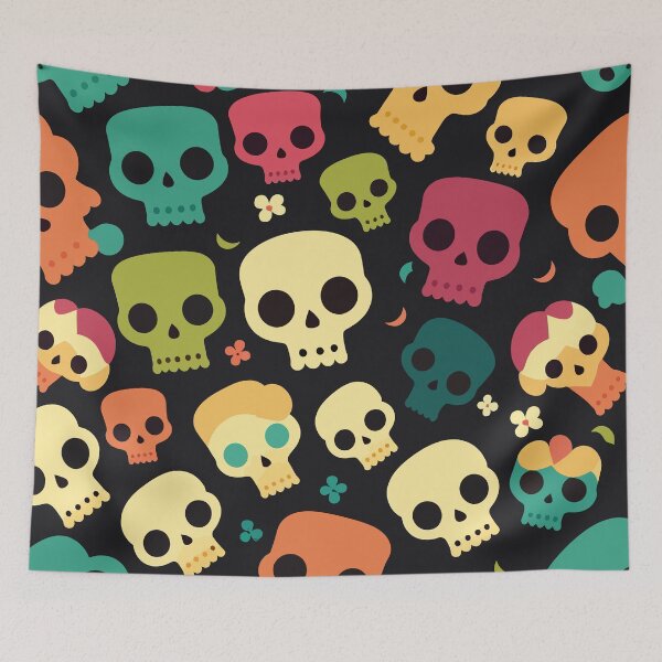 Item preview, Cute Skull Pattern designed and sold by Amir Faysal.