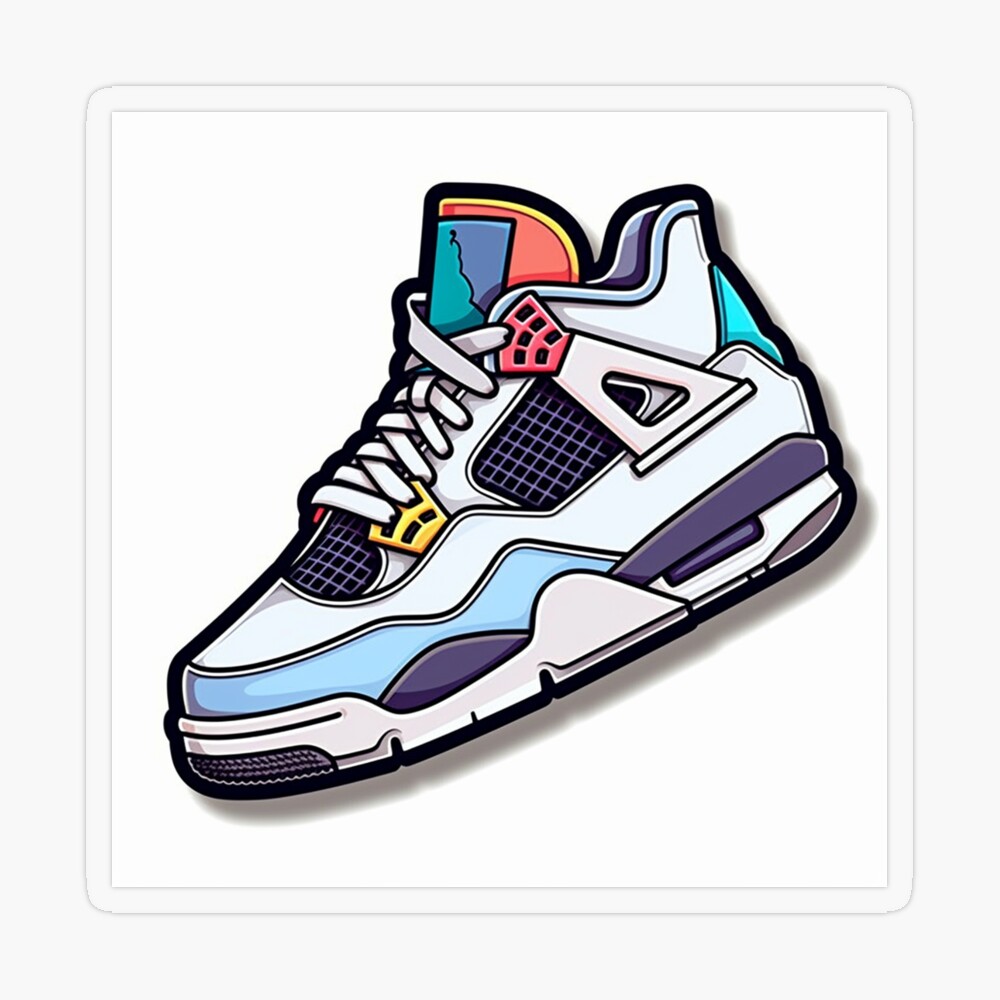 Nike Air Jordan 4 Vector Art