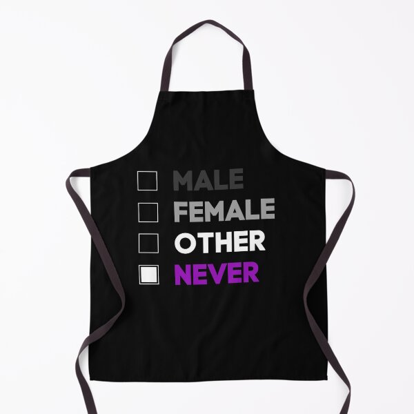 Item preview, Male Female Other Never. Asexual Pride designed and sold by Subtle Pride Shop.