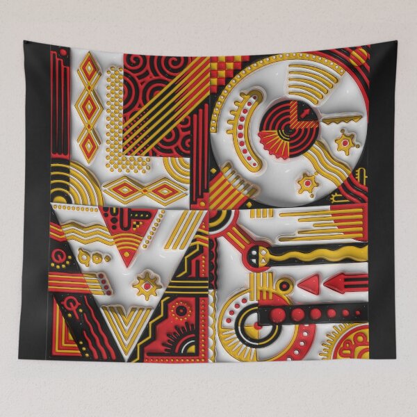 Item preview, Love Red & Amber designed and sold by Daniel Pelavin.