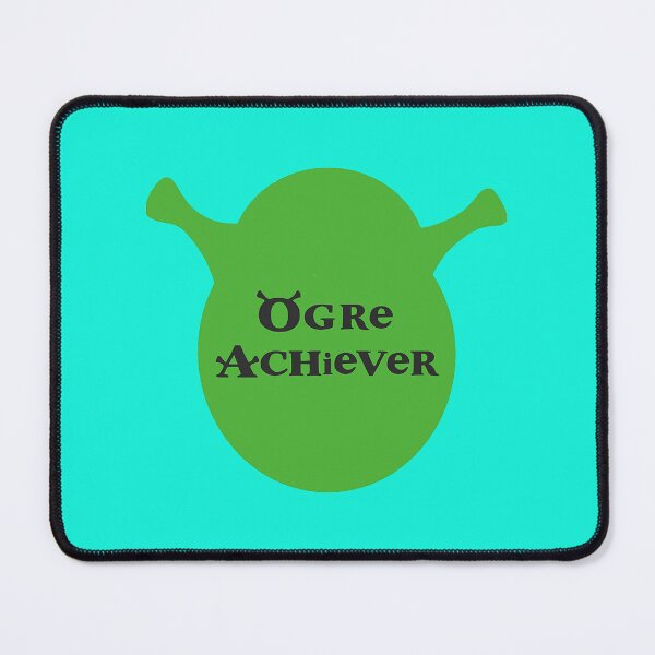 Item preview, Ogre achiever. Funny ogre shrek pun meme designed and sold by dragonwagshop.