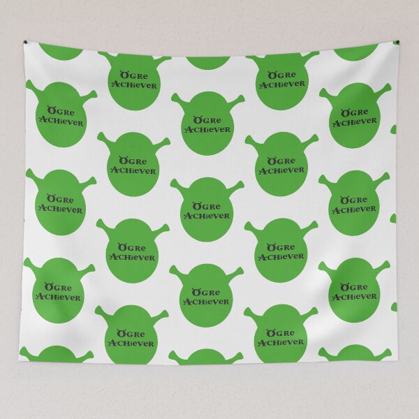 Item preview, Ogre achiever. Funny ogre shrek pun meme   designed and sold by dragonwagshop.