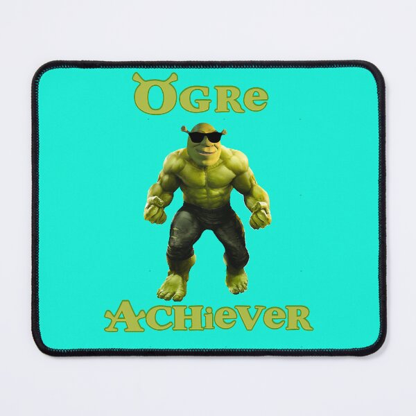 Item preview, Ogre achiever. Funny ogre shrek pun meme designed and sold by dragonwagshop.