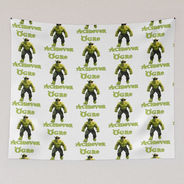 Item preview, Ogre achiever. Funny ogre shrek pun meme designed and sold by dragonwagshop.