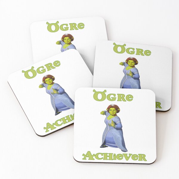 Item preview, Ogre achiever. Funny ogre shrek pun meme designed and sold by dragonwagshop.
