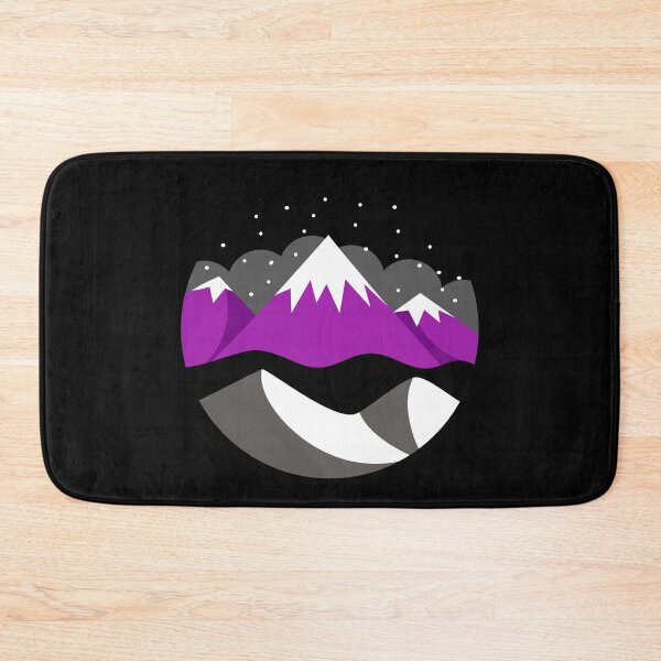 Item preview, Mountains and Stars Ace Flag. Asexual Pride designed and sold by Subtle Pride Shop.