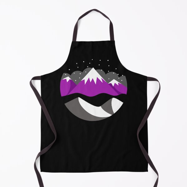 Item preview, Mountains and Stars Ace Flag. Asexual Pride designed and sold by Subtle Pride Shop.