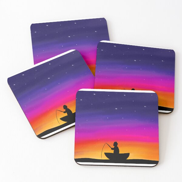 Item preview, Fishing at Sunset designed and sold by Katie Kowalik.