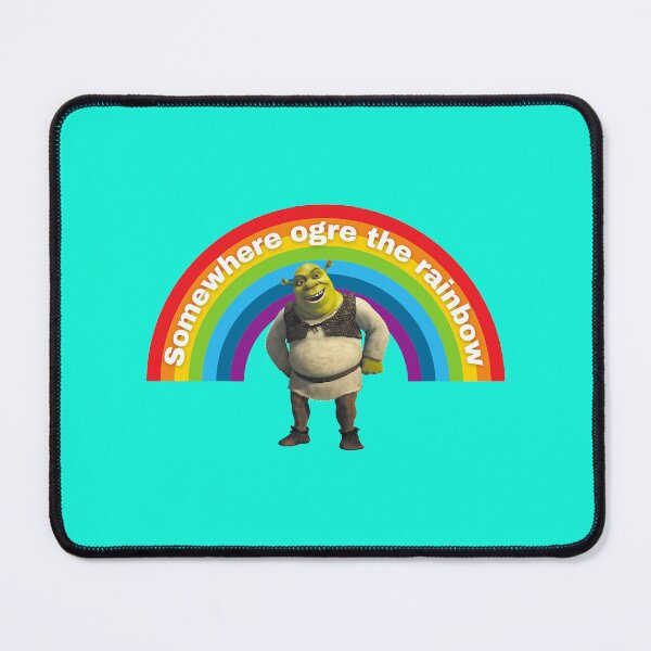 Item preview, Shrek Somewhere Ogre The Rainbow Pun designed and sold by dragonwagshop.