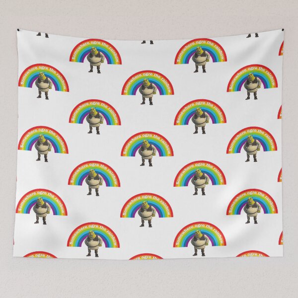 Artikelvorschau, Shrek - Irgendwo Oger - Das Regenbogen-Wortspiel entworfen und verkauft von dragonwagshop.