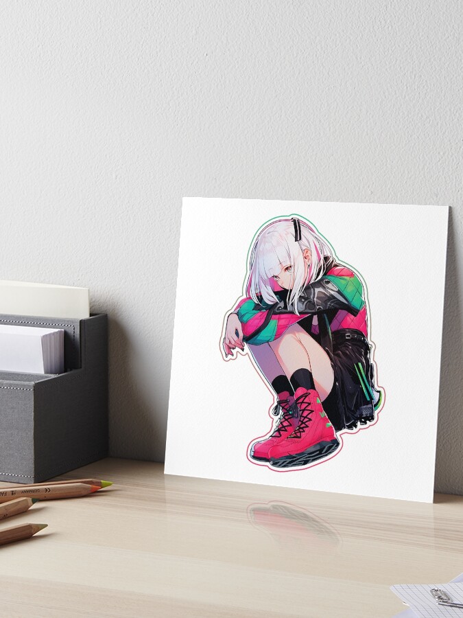 Cyberpunk Anime Girl by Toon Lord Anime Aesthetic Wall Art 