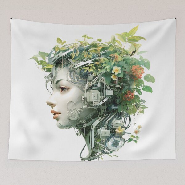 Item preview, Artificial Intelligence Integration In Nature designed and sold by AdrianGrosu.