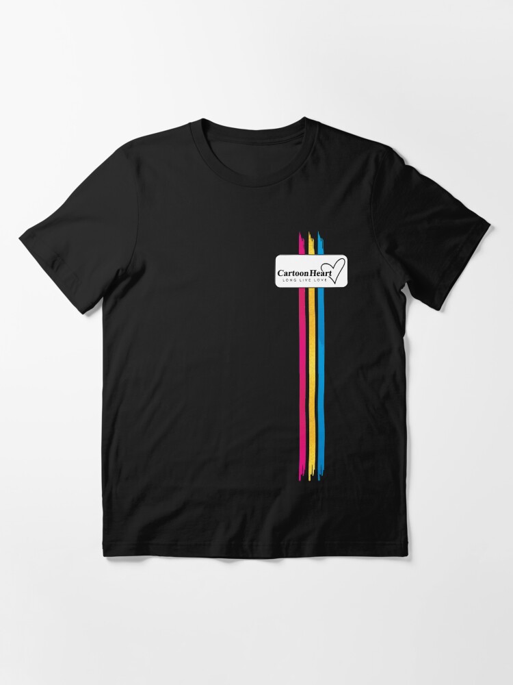 Alternate view of Cartoon Heart Paint Shirt - Classic T-Shirts & More (Dark) Essential T-Shirt