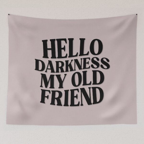Item preview, Hello darkness II (black) designed and sold by didijuca.
