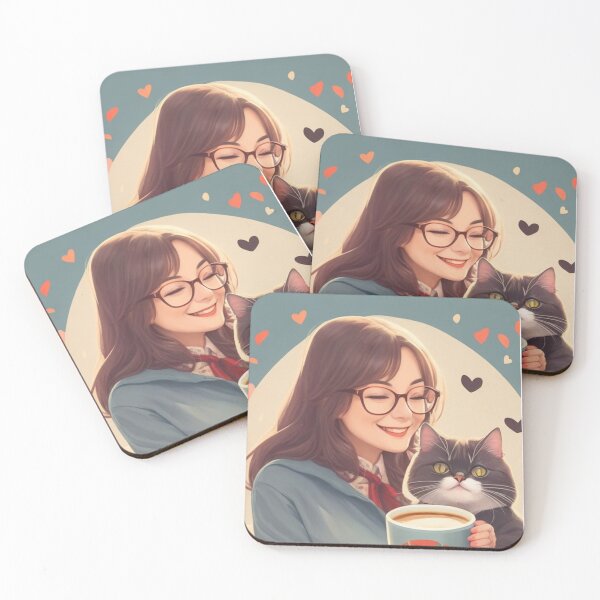 Item preview, Cute Cat Mother Coffee Lover :) designed and sold by alaasobhi.