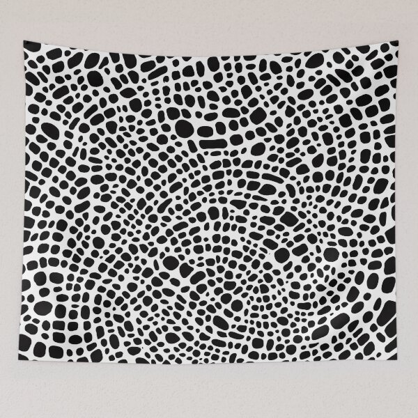 Item preview, Repeating Pattern | Black And White Abstract Skin designed and sold by TMBTM.