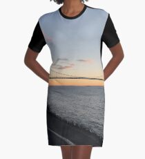 Verrazano-Narrows Bridge Graphic T-Shirt Dress