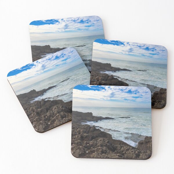Item preview, Splashing waves on the coast rocks  designed and sold by Donutlovers.