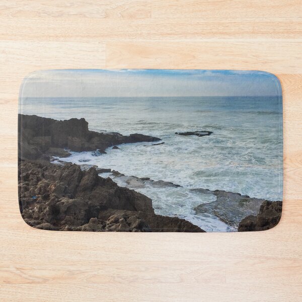 Item preview, Splashing waves on the coast rocks  designed and sold by Donutlovers.