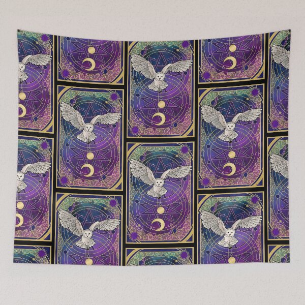 Item preview, Celestial owl designed and sold by Holly Pierson.