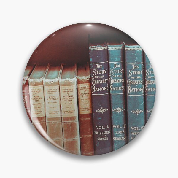Item preview, Timeless Elegance: Antique and Vintage Books on a Shelf designed and sold by HistoryDesigns.