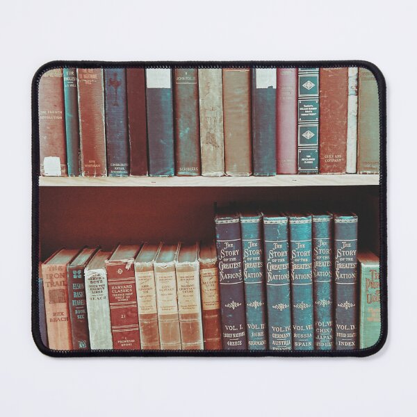Item preview, Timeless Elegance: Antique and Vintage Books on a Shelf designed and sold by HistoryDesigns.