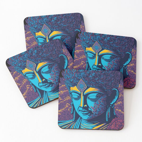 Item preview, Colorful trippy buddha wisdom designed and sold by ZenStickConcept.