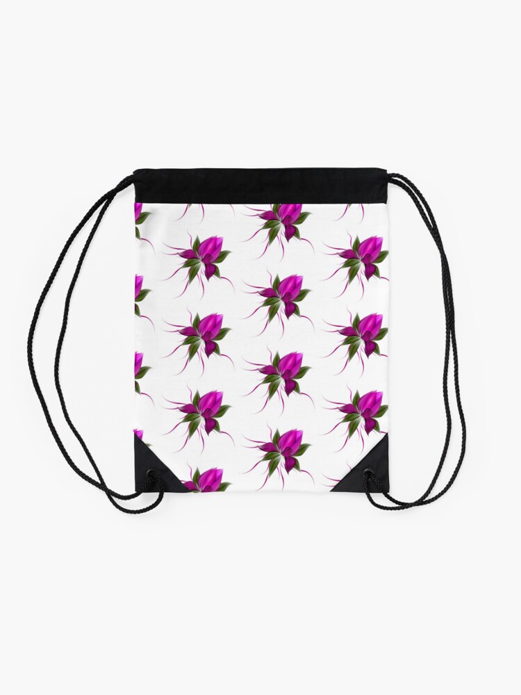 Alternate view of Pink Bloom Drawstring Bag