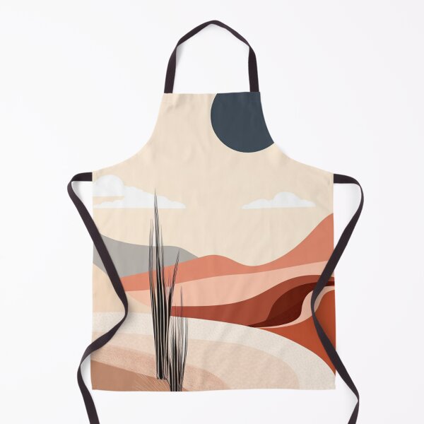 Item preview, Boho minimal art of sunset in desert full of waves designed and sold by ArchanaAsh.