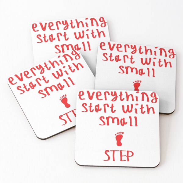 Item preview, Everything start with small step designed and sold by kinpirks.