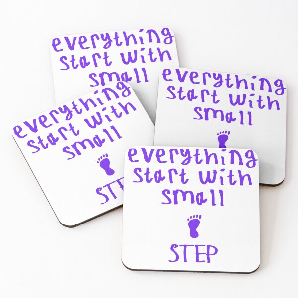 Item preview, Everything start with small step designed and sold by kinpirks.