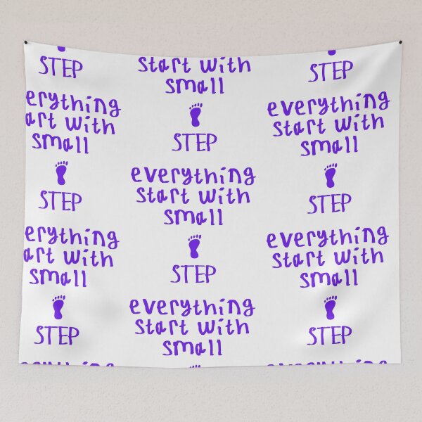 Item preview, Everything start with small step designed and sold by kinpirks.
