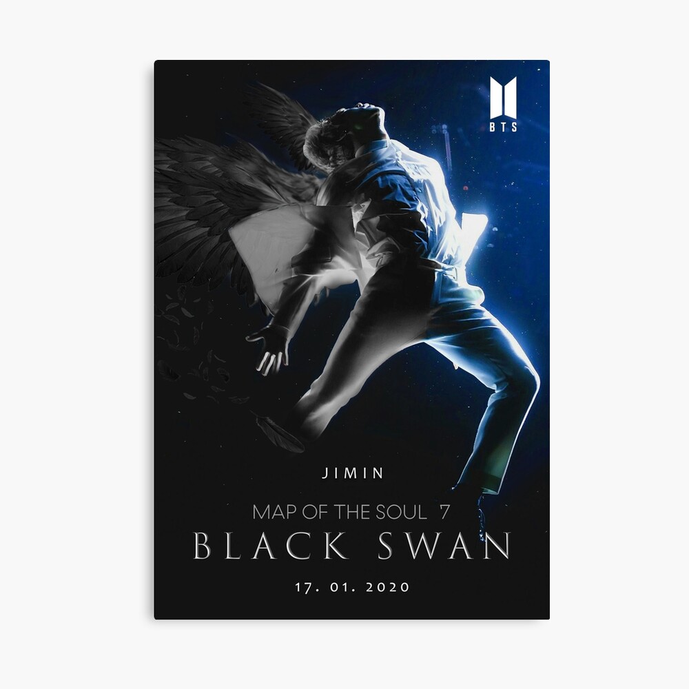 Jimin from BTS in BLACK SWAN era - Alternative Poster - Map of the