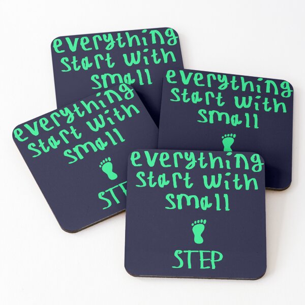 Item preview, Everything start with small step designed and sold by kinpirks.