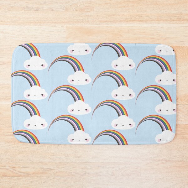 Item preview, rainbow kawaii cloud designed and sold by Pia Kolle.