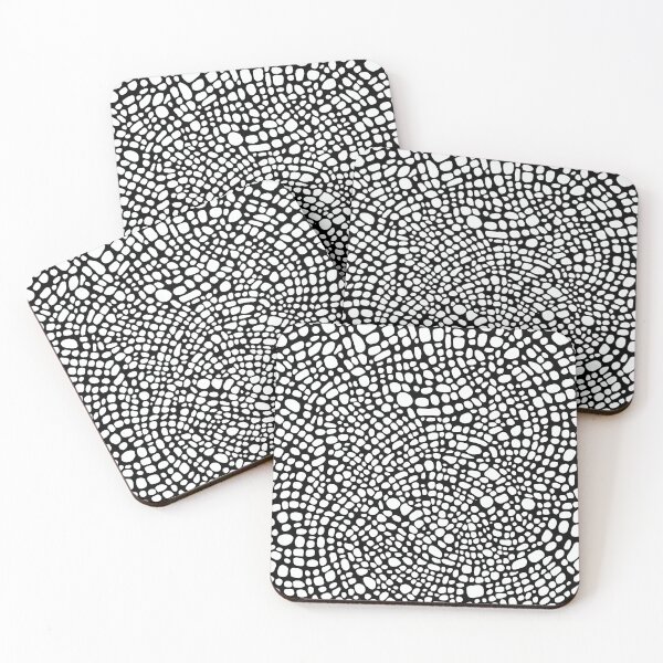 Item preview, Repeating Pattern | Black And White Abstract Skin designed and sold by TMBTM.