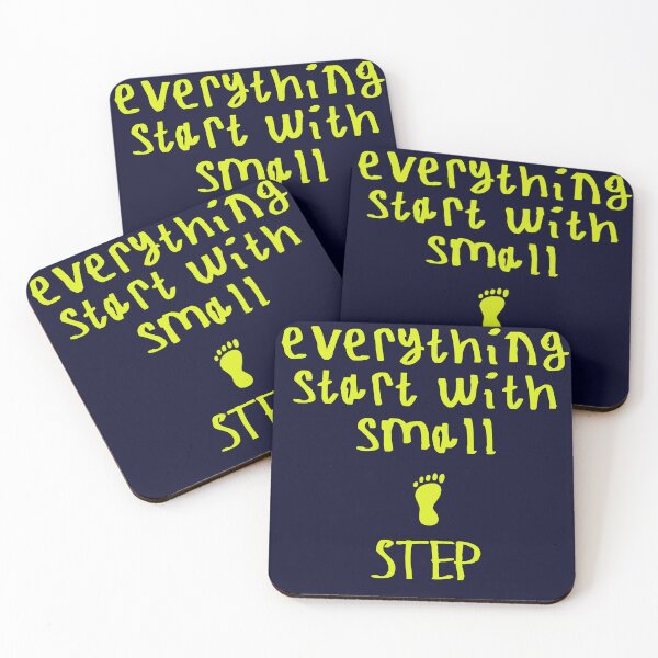 Item preview, Everything start with small step designed and sold by kinpirks.