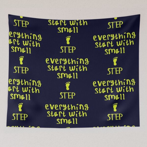 Item preview, Everything start with small step designed and sold by kinpirks.