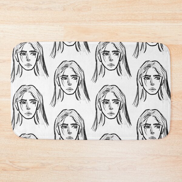 Item preview, Sketched Girl designed and sold by JustArt88.