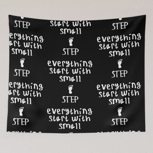 Item preview, Everything start with small step designed and sold by kinpirks.
