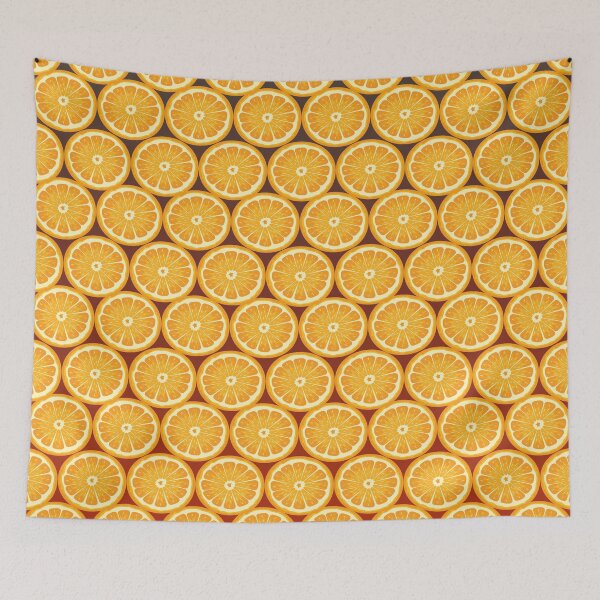 Item preview, Orange fruit slice Pattern designed and sold by Donutlovers.