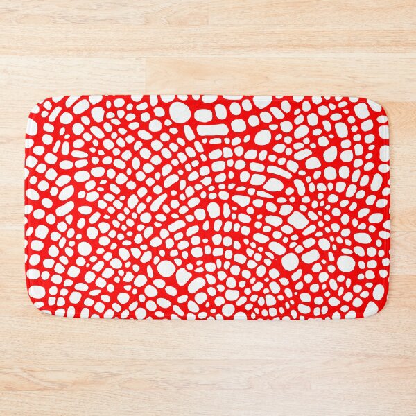 Item preview, Repeating Pattern | White And Red Abstract Skin designed and sold by TMBTM.