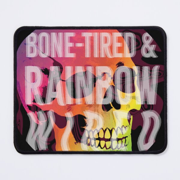Item preview, Bone-tired and Rainbow Wired designed and sold by Rachel Foster.