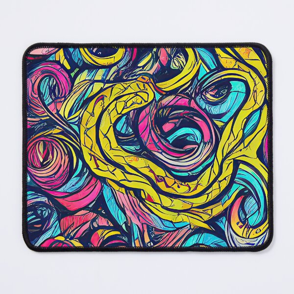Item preview, Tattoo Design, Stencil, CosTattoo Design, Stencil, Cosmic Neon Colorful Snakesmic Neon Colorful Snakes designed and sold by casaai.