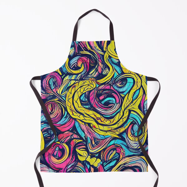 Item preview, Tattoo Design, Stencil, CosTattoo Design, Stencil, Cosmic Neon Colorful Snakesmic Neon Colorful Snakes designed and sold by casaai.