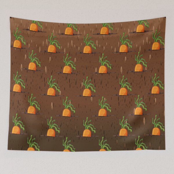 Item preview, Carrot growing in the field pattern  designed and sold by Donutlovers.