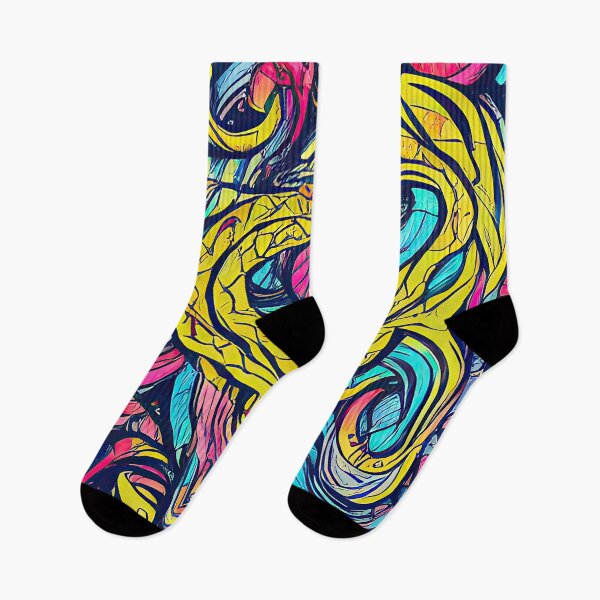 Artikelvorschau, Tattoo-Design, Schablone, CosTattoo-Design, Schablone, Cosmic Neon Colorful Snakesmic Neon Colorful Snakes entworfen und verkauft von casaai.